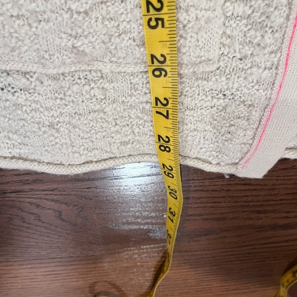 Free People Cream Long Button Up Cardigan Sweater Cottagecore Coquette Boho Y2K - Picture 10 of 10